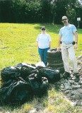 Volunteers clean up different areas of Asheboro. (Photo supplied)