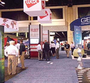 The exposition floor