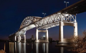 The Blatnik Bridge between Wisconsin and Minnesota