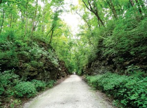 The MKT Trail in Columbia, Mo., was also improved and extended with funds collected from a local parks and recreation sales tax.