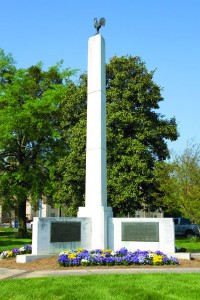 A monument to Gainesville’s claim to fame stands tall in Georgia Poultry Park. The city is known as the “Poultry Capital of the World,” even though in 1995 the Georgia legislature extended the same honor to the entire state. (Photo provided)