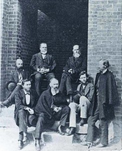 Davidson, N.C., was settled in 1837 when Davidson College — now Davidson University — located there. Pictured are a few members of Davidson’s faculty in 1873, six years before the town’s first municipal council was organized. 