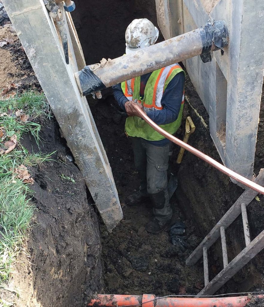 Racine has been replacing the public portion for that last 10 years and began focusing on the private portion because the money available through the DNR. The homeowner hires a plumber, the plumber does the work and then the city pays the plumber the first $2,500. (Photo provided by Chad Regalia)