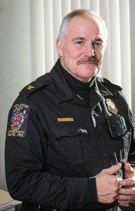 Montgomery County, Md., Chief of Police Thomas Manger wears a body-worn camera himself because his officers do, he wanted to experience wearing one and he also makes traffic stops and responds to nearby calls. (Photo provided)