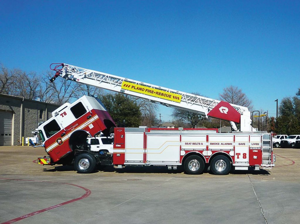 Emergency vehicles, like this Plano, Texas, fire rescue truck, were put in a bind when widespread panic about fuel shortages created a fuel shortage in Plano, Texas, resulting in fire personnel traveling to a neighboring community for fuel. (Photo provided)