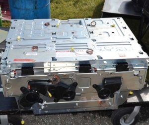 EV batteries can take up the entire bottom of the car or trunk, impacting the entire car with heat while also creating a challenge when trying to cool down the battery. (Photos provided)