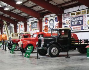 The museum contains more than 100 vintage trucks dating from 1910 to 1968.