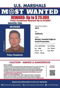Through the podcast, the Newport Beach Police Department and all of the partnering agencies have been able to reach out internationally in an attempt to bring Peter Chadwick to justice after fleeing before facing his trial. (Photo provided by the Newport Beach Police Department)