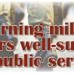 Returning Military Members well-suited for civilian public service jobs