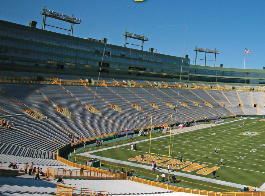 LAMBEAU FIELD — Home of the Green Bay Packers LAMBEAU FIELD — Home of the Green Bay Packers