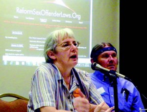 Brenda Jones, left, and Paul Shannon make a presentation during the 2011 RSOL National Conference in St. Louis, Mo.