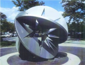 Susan Ewing’s piece, “Starsphere 2010”