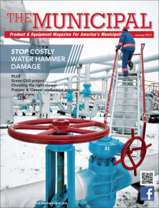 January 2013 Municipal Magazine Cover