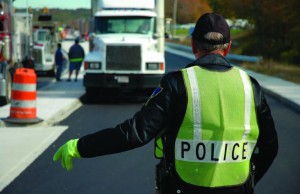 Truck enforcement officers must be certified to operate portable scales. If they’re not, they can direct a truck to the nearest certified private scale. (Shutterstock photo)