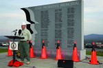 George “Robin” Coleman, Bon Air area headquarters maintenance superintendent, speaks at the 2011 VDOT Workers’ Memorial vigil.