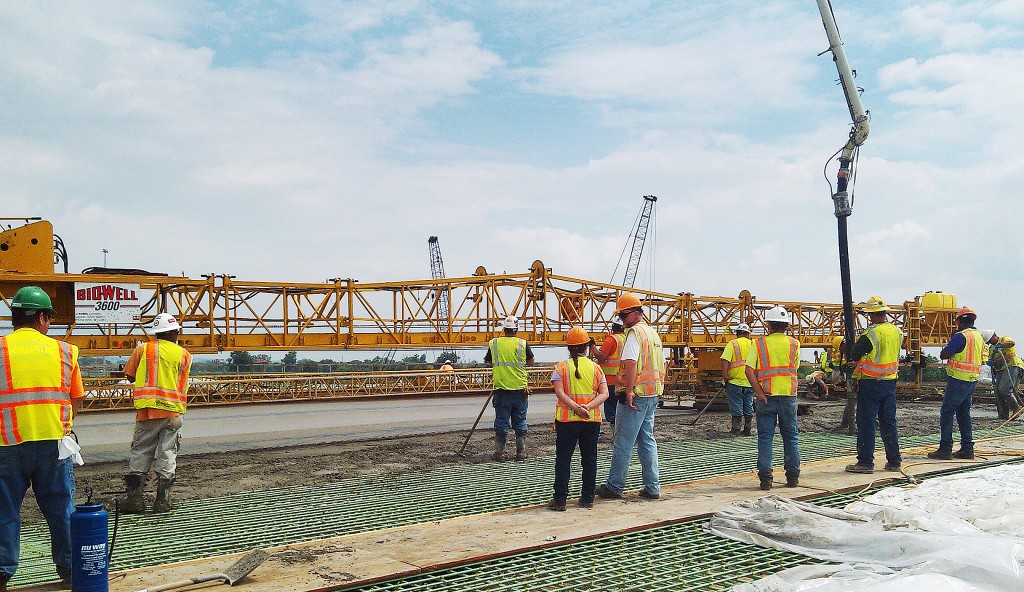 Under construction since 2010, the New Mississippi River Bridge Project should be open for public use by February. At that time, there will still be some minor decorative features to add, and those should be finished in the spring. (Photo provided)