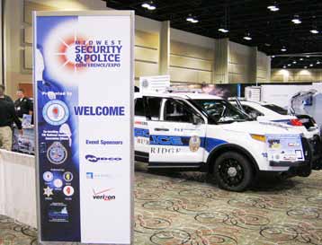 Vehicle upfit and other displays of forerunning law enforcement and security technology drew visitors to the Midwest Security and Police Conference and Expo in Tinley Park, Ill., Aug. 20–21.