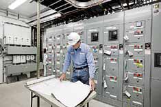 EFW facilities are typically funded through municipal bonds, with the payoff period laying between 20 and 25 years. At that point, a well-operated and maintained facility should be hitting its stride and proving to be a worthwhile asset for the community. Pictured are the computers that are monitoring the combustion chamber and emissions systems in a Covanta plant. (Photo provided)