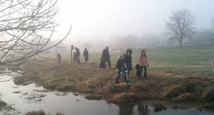 KAB is alive and kicking in Lancaster County, Pa., where volunteers performed waterside litter collection at Lititz Run Linear Park earlier this year. (Photo provided)