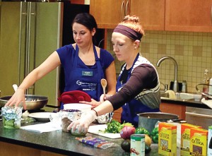 BZP cooks demonstrate plant-based cooking classes. Nutrition is a cornerstone of longevity, and Sioux City is intent on seeing more of its residents become centenarians. (Photo provided)