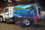 Hickory, N.C., was the first East Coast city to purchase a CNG street sweeper. On its CNG vehicles, the city completes what repairs it is able to and then must call in outside technicians to do the rest. (Photo provided)