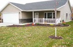 Using alternative energy and other energyefficient options, Parkside Development in Charles City, Iowa, will be net zero energy depending on homeowner’s energy usage. Pictured is a home prior to the placement of PV panels. (Photo provided)