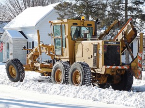 Whether you follow a written checklist or just the one in your head, most street departments find that the end of winter is the time to do routine maintenance like removing grinders, spreaders and blades; cleaning and greasing them; and maybe touching up the paint. (Photo provided)