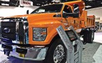 Vocational trucks and the new technologies that are making them leaner — if not smaller — took center stage in March at The Work Truck Show 2014 in Indianapolis, Ind. (Photo by Ashley Adamaitis)