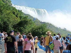 Niagara Falls receives tourists from all over the U.S. and the world to see its falls. Within the past 10 years the city has been focusing in on the tourism industry. (Photo provided)
