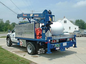 The Venturo HT66KX crane, on a HT66 crane service body (Photo provided)