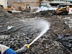 Microbes can be sprayed over the surface of contaminated soil or water for effective treatment, as long as they come into contact with the contaminants. (Photo provided by CL Solutions LLC)