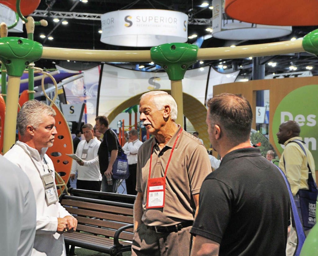 The place to find the next viral parks and recreation equipment will be the 2014 NRPA show floor. The exposition will be open from 10:30 a.m.–4:30 p.m. Tuesday, Oct. 14, and from 10 a.m.–2:30 p.m. Wednesday, Oct. 15. (Photo provided)