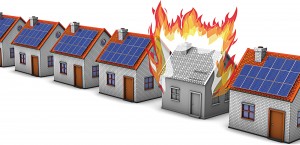 Improper installation of solar panels is one of the greatest risk factors related to arc-faults that cause fire at residential and commercial sites. (Shutterstock photo)