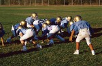 In order to meet the coverage standard, the middle of football and soccer fields are typically resodded. Political and financial support for management decisions is generated and maintained by effective communication and a team building with stakeholders. (Spirit of America / Shutterstock.com)