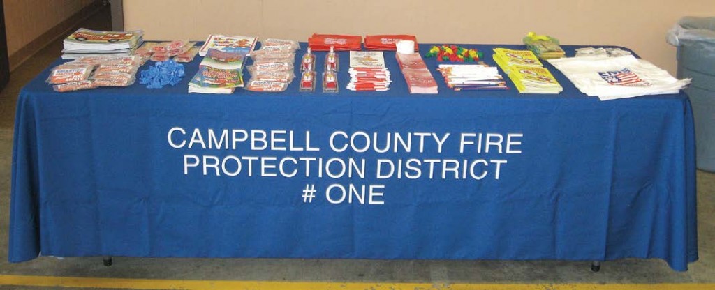A display at a school in Kentucky shows one way fire departments can reach the younger generation with information about fire safety and prevention.