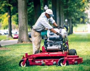 propane commercial lawnmower