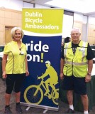 Volunteers with the Healthy Dublin initiative of Dublin, Ohio, pause before a community event. (Photo provided)