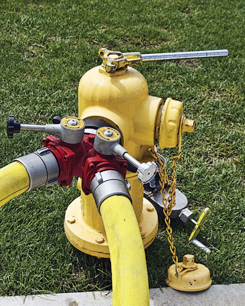 A regular hydrant inspection and maintenance program should include lubricating the threads, replacing caps, checking for leaky gaskets and conducting a flow test to determine both the amount of water available for fighting fires and the general condition of the distribution system.
