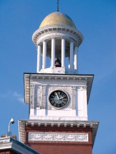 clocktower in maine
