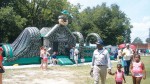 Residents meander through the children’s section of the annual peanut festival in Brooklet, Ga. (Photo provided)