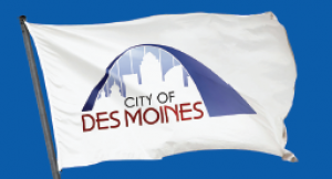 Des Moines Iowa Flag