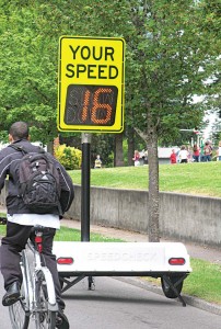 Innovations in trailer design and LED lighting allow some safety sign equipment to operate for months on a single battery charge. (Photo provided)