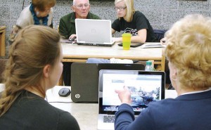 Students and seniors in Lake County, Minn.