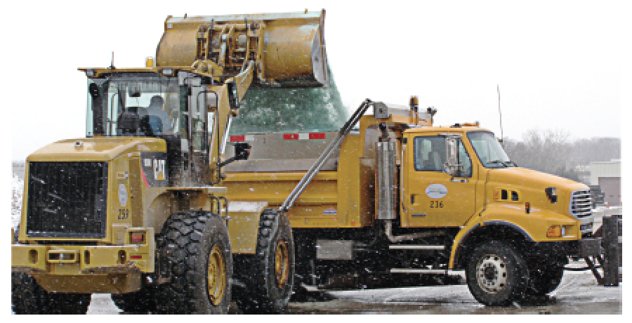 The most important thing to remember when part of a snow removal team is to know the chain of command.