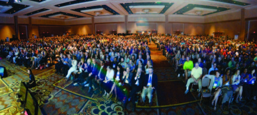 Opening general session of the 50th anniversary National Recreation and Park Association Conference in Las Vegas. (Photo courtesy Caught in the Moment Photography)