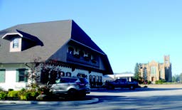 The Law Offices of Baumgartner Attorneys PC, left , is the newest Swiss-style remodel done in Berne. (Photo provided)