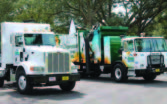 Compressed natural gas vehicles owned by the Emerald Coast Utility Authority, which now fill up at the station. (Photo provided)