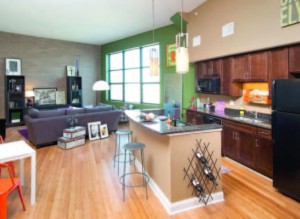 Loft apartment as part of a mixed-use development in Pontiac, Mich. (Photo provided)