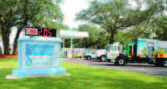 This filling station was the first built as the result of a partnership between the city of Pensacola, Fla., and Emerald Coast Utility Authority. It’s located on Pine Forest Road, adjacent to the ECUA Sanitation Complex. The station is also open to the public: Commercial drivers passing through can stop and fuel up 24-hours a day. (Photo provided)