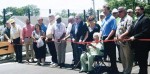 Community members, public officials and construction workers came together in celebration of the long-sought accomplishment. The project was substantially complete and open to traffic in July 2014, on time and below budget. (Photo provided)